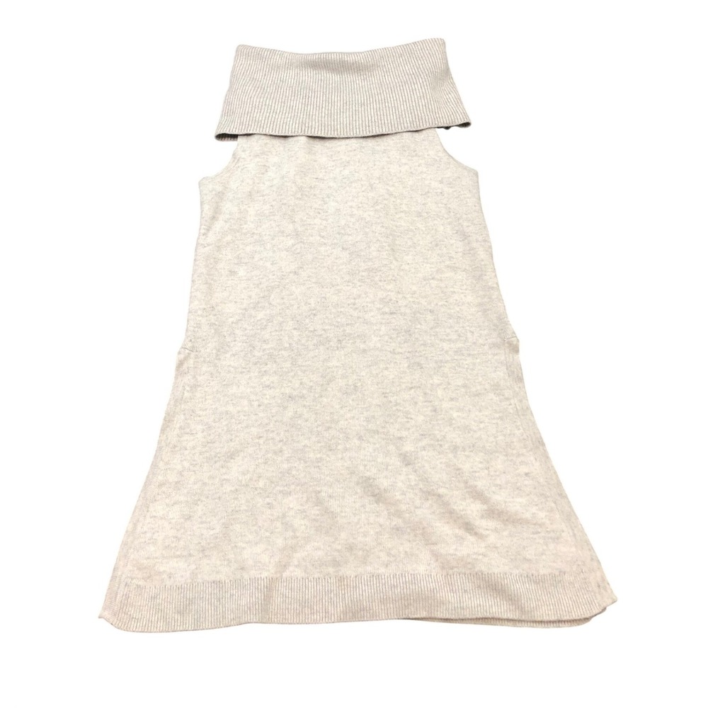 Mint Velvet Sweater Vest Womens 10 Grey Wool Cashmere Blend Cowl Neck Sleeveless